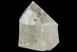 Polished Quartz Crystal Point - Brazil #109917-2